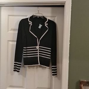 Black and White sweater.